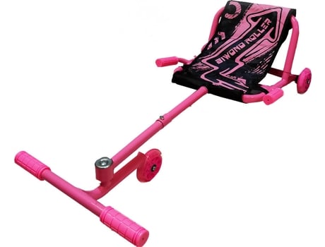 Escooter Biwond Wonderful experience roller dance rosa patinete infantil sin baterías con 3 ruedas luces led movimientos zig – zag para niños y material antideslizante enuc edad 4