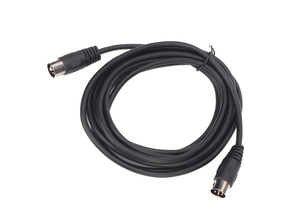 Cabo Din De 6 Pinos Macho Para Macho Plug And Play Conexão De Sinal De Som Extensão 3 Metros/9.8ft