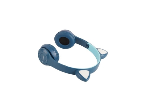 HURRISE Auriculares con cable en forma de gato con calidad de sonido Auriculares estéreo luminosos de alta fidelidad para el hogar, la escuela y la...