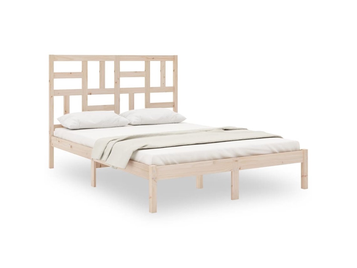Maison Exclusive - Estructura De Cama Madera Maciza 120x190 Cm
