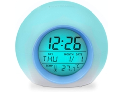 VVJIJILLY Relógio Despertador Digital Com Bateria, Exibição De Hora E Temperatura Em Led, Com Função Soneca, Luz Noturna E Portátil