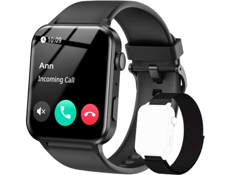 Smart Watch para Hombres y Mujeres - Pantalla HD de 1.85'' para Hacer y Contestar Llamadas, con Asistente de Voz AI, Monitor de SpO2/Frecuencia Car...