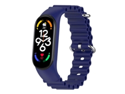 Pulsera de silicona transpirable de color liso para Xiaomi Mi Band 7/6/5/4/3