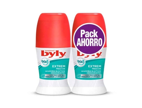 Desodorante Roll-On Frescura Extrema Byly 2 X 50 Ml