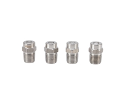 4 Boquillas Roscadas De 22 Mm De Acero Inoxidable 304 Con Rosca Externa G1/4 Para Accesorios De Hidrolimpiadoras.
