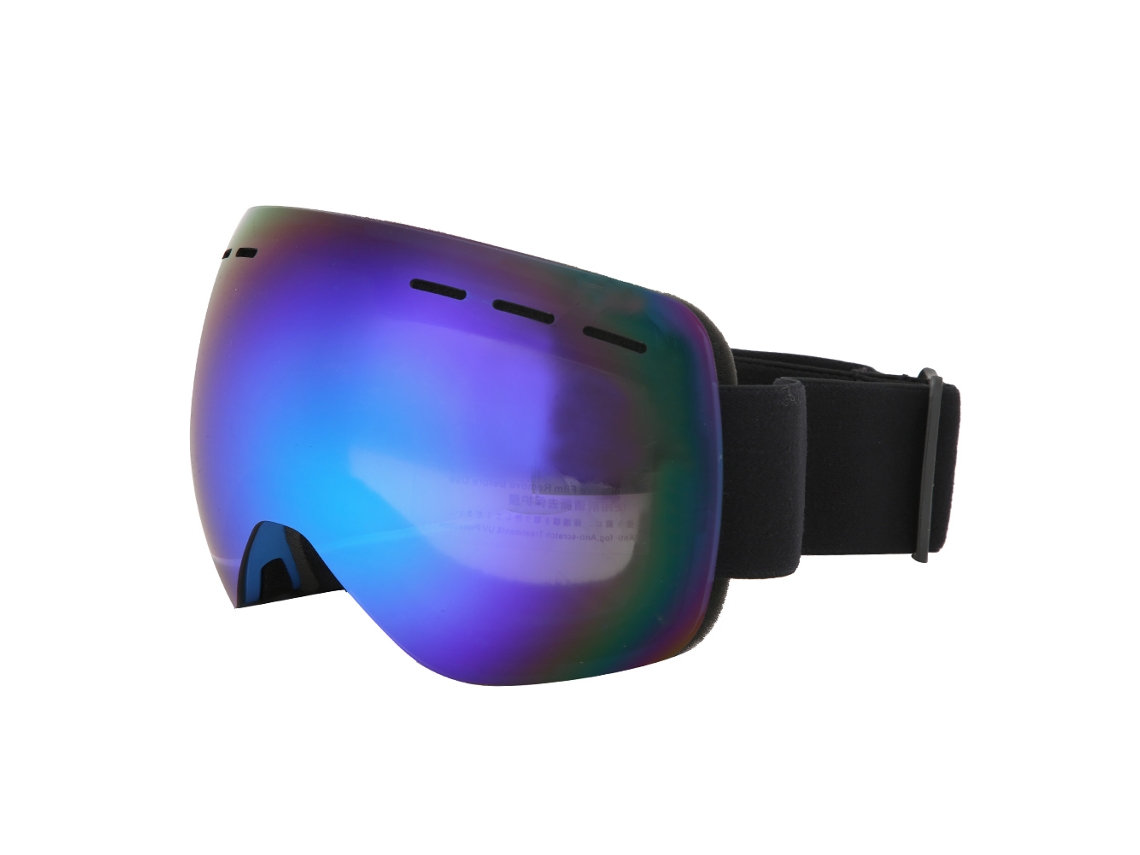 Gafas de esquí unisex para adultos, de doble capa, antivaho, visión amplia, resistentes al viento y al montañismo.