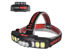 Lanterna De Cabeça Led Recarregável H05busb Com Led Cob Xpe Luz Vermelha Sensor De Movimento Leve Ideal Para Corrida Camping E Trilhas Na Natureza