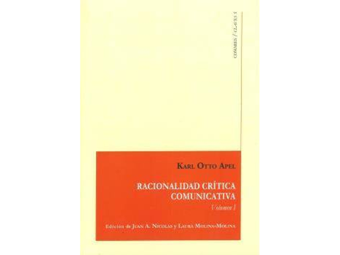 Libro Racionalidad Crítica Comunicativa Vol.I de Karl Otto Apel (Español)