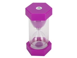 Reloj de arena hexagonal de 30 minutos, regalo para niños, morado, decoración de mesa.