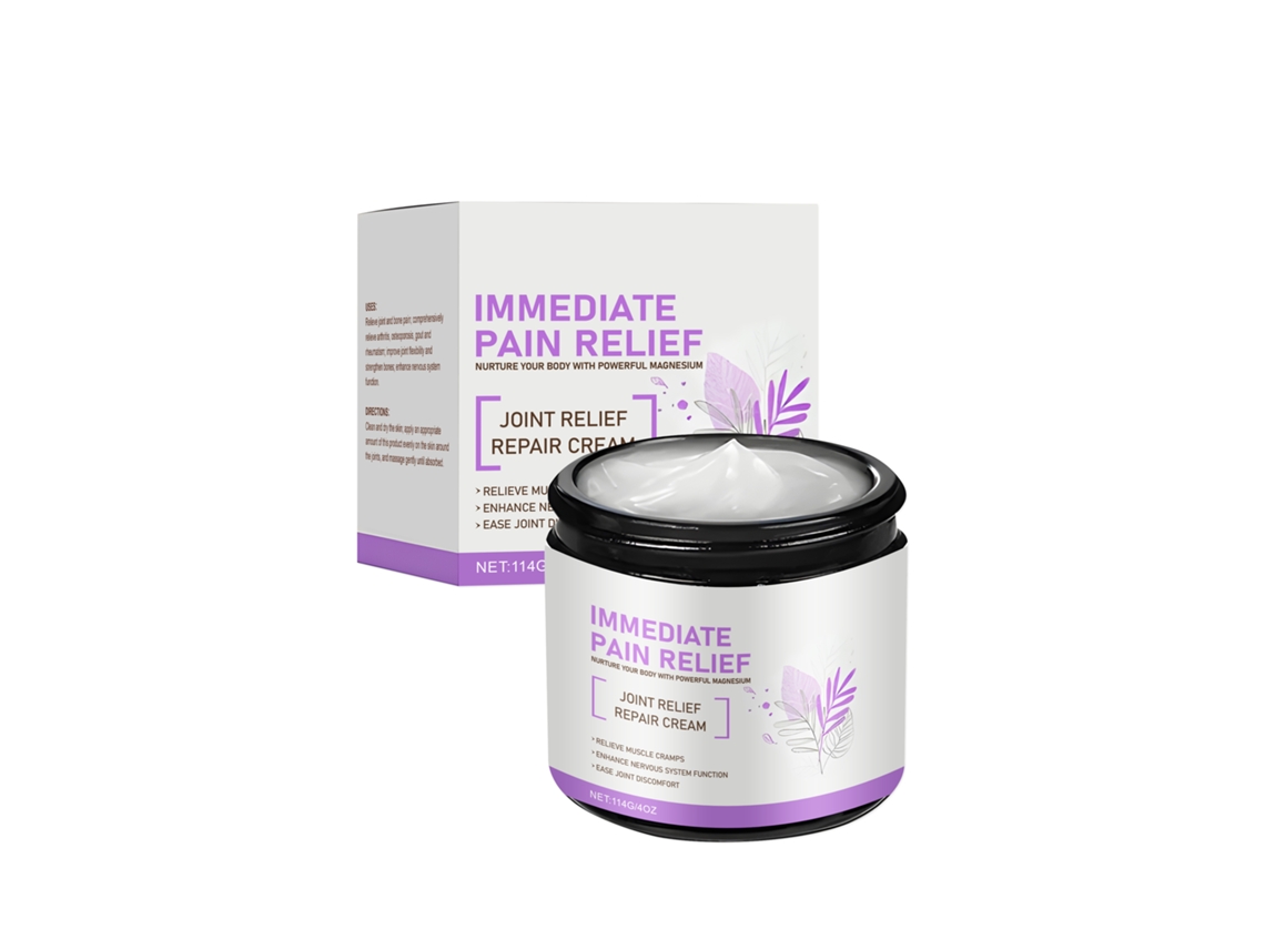 Crema de magnesio para una rápida relajación corporal.