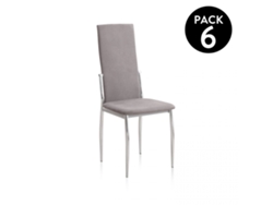 Pack 6 sillas de comedor Sakura Gris Marengo Sakura 43 x 110 x 53 cm
