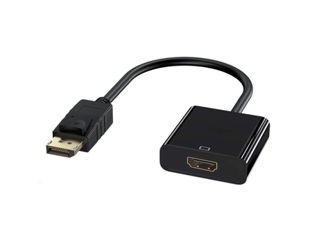 Adaptador de cable de video Ewent Ec1455 0.15M Displayport HDMI Negro