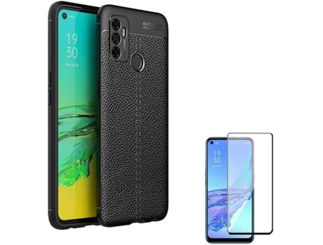 Funda y Protector Oppo A53 Rugged Leather Negro