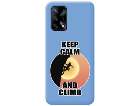 Carcasa Oppo A74 4G TUMUNDOSMARTPHONE Silicona Líquida Dibujos Azul