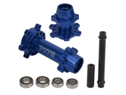 Ymsl Cubo Hexagonal De Rueda De Moto Rc Aluminio Delantero Y Trasero Para Losi 1/4 Promoto Mx Modificación Mejora Azul Hxl