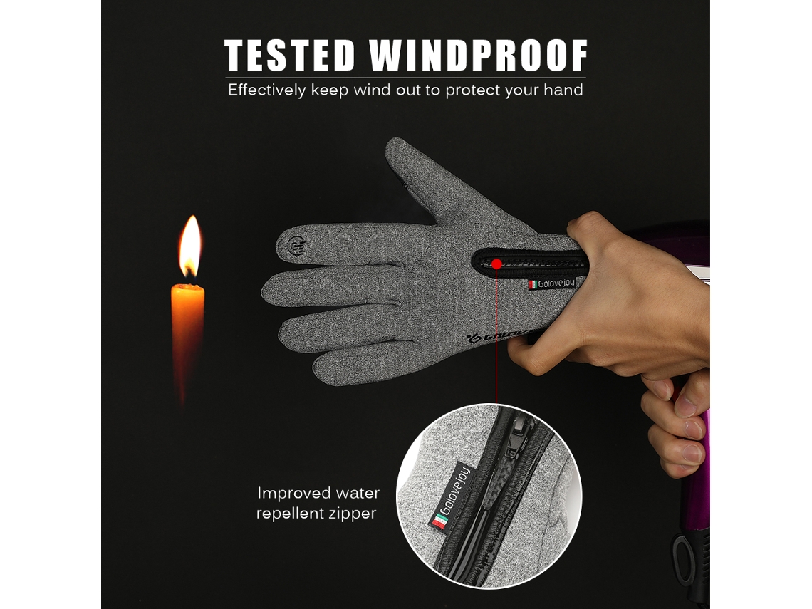 Guantes Térmicos De Invierno, Compatibles Con Pantallas Táctiles, Impermeables, Resistentes Al Viento, De Felpa, Para Escalada, Esquí Y Motociclismo.