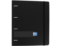Carpeta de anillas Oxford Recambio (100 Hojas) Negro A4
