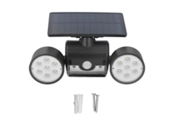 Luces solares exteriores 2026 de 30 LED con sensor de movimiento, 260 lm, resistentes al agua, para jardín y patio.