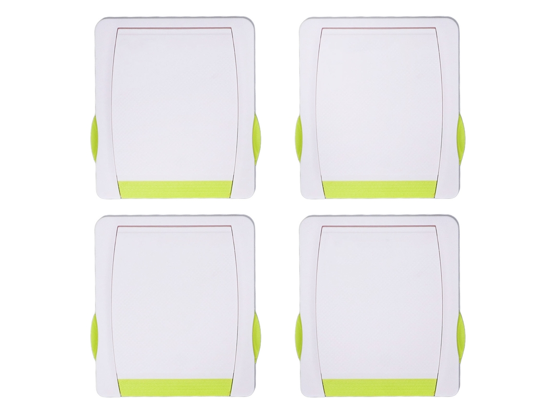 4 Cerraduras De Seguridad Para Niños Para Armarios, Ventanas Y Puertas Flexibles - Verde