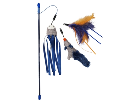 Caña de pescar para gatos con peluche NOBBY PET