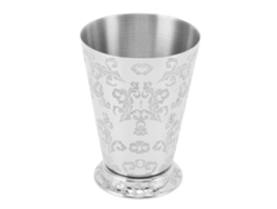 Vaso De Cóctel De Acero Inoxidable 304, Taza Para Moscow Mule Con Grabado De Patrón De Hojas.