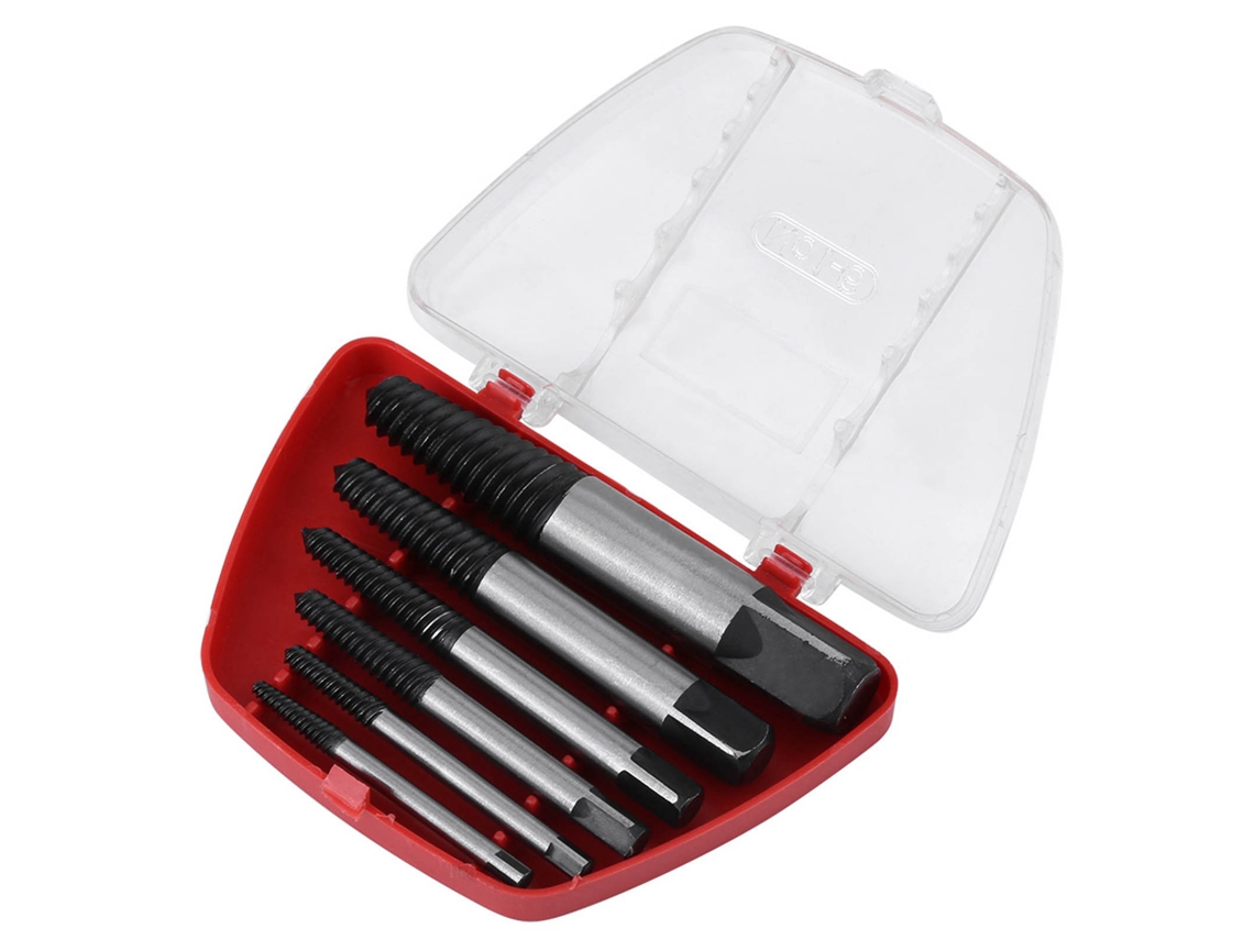 Juego De Extractores De Tornillos Hss Para Uso Doméstico Con 6 Piezas Prácticas.
