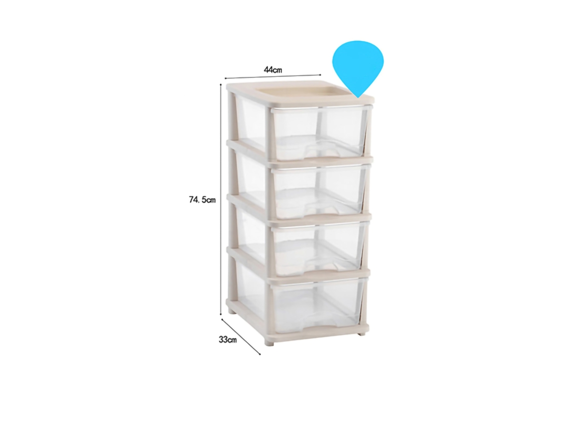 Cajonera ajustable de varios niveles para la organización del hogar