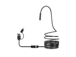 2026-endoscopio Usb Tipo C Para Teléfonos Android Otg, Cámara De Inspección 7mm, Cable Rígido 3.5m, Impermeable Ip67, Luces Led Ajustables