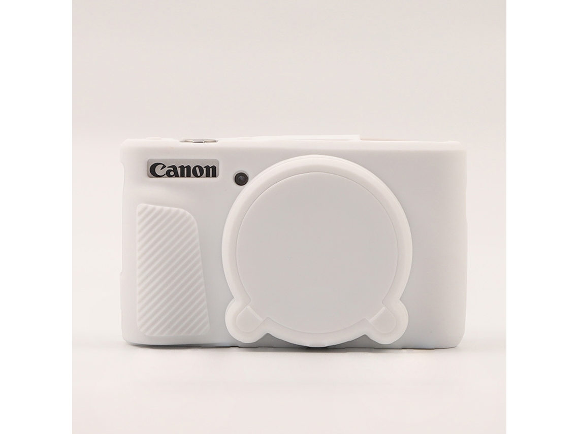 Funda protectora de silicona antiarañazos para Canon SX740 HS / SX730 HS Blanca Digitallab