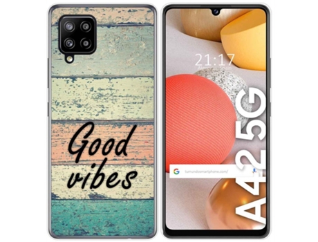 Carcasa Samsung Galaxy A42 5G TUMUNDOSMARTPHONE Dibujos Multicolor