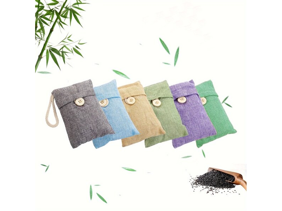 Bolsas de bambú con botón y cordón Pickifyvayotoy