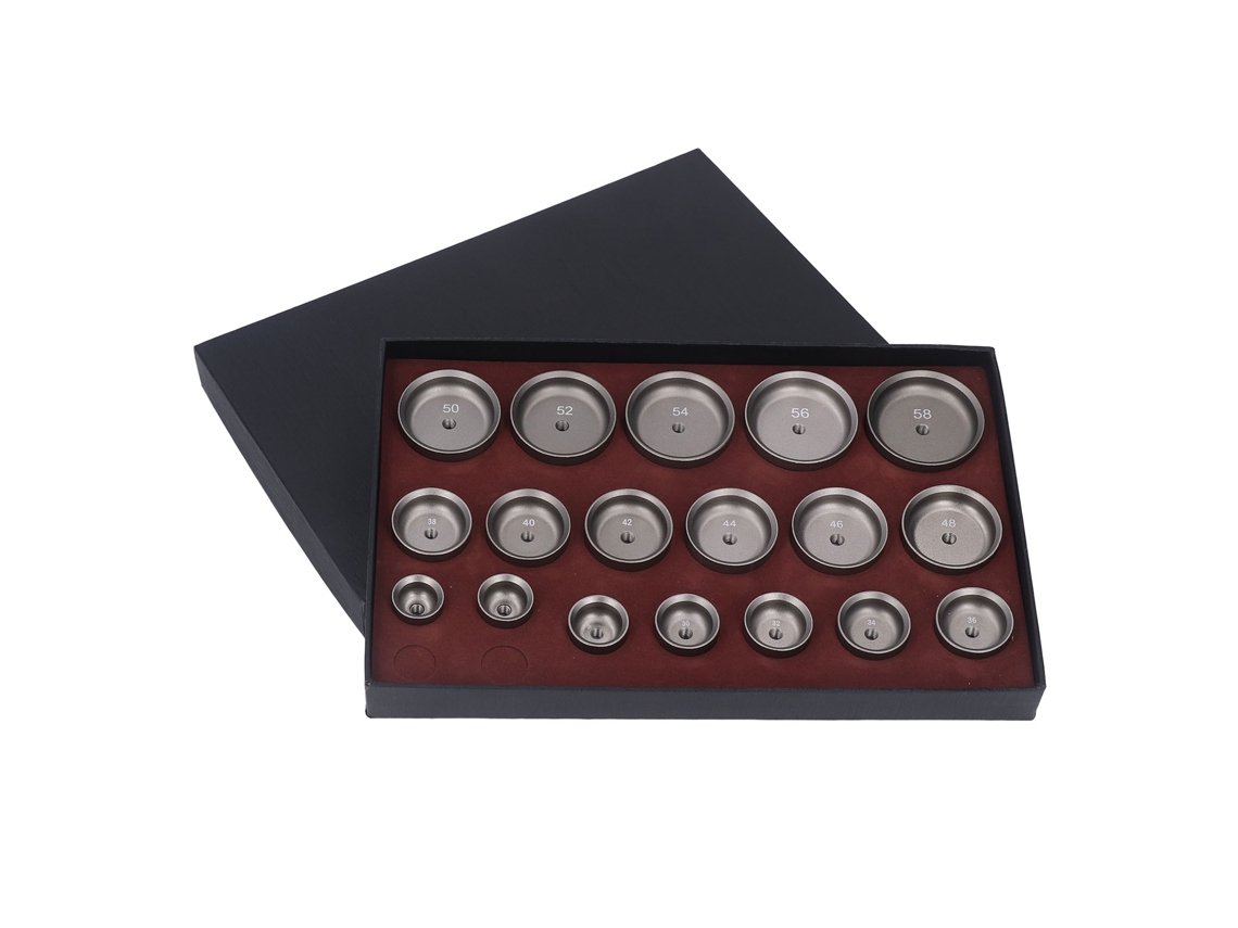 Kit de 18 matrices para prensar relojes (resistentes a arañazos, universales)
