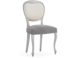 Funda de Silla EYSA Premium Jaz Pack de 2 Fundas Tejido Multielástico (50 x 50 x 5 cm - Poliéster y Algodón - Gris)