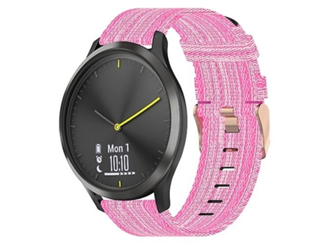 Correa Para Garmin Vivomove Hr Sport 20mm Correa De Reloj De Nylon Rosa VENISYMLIS