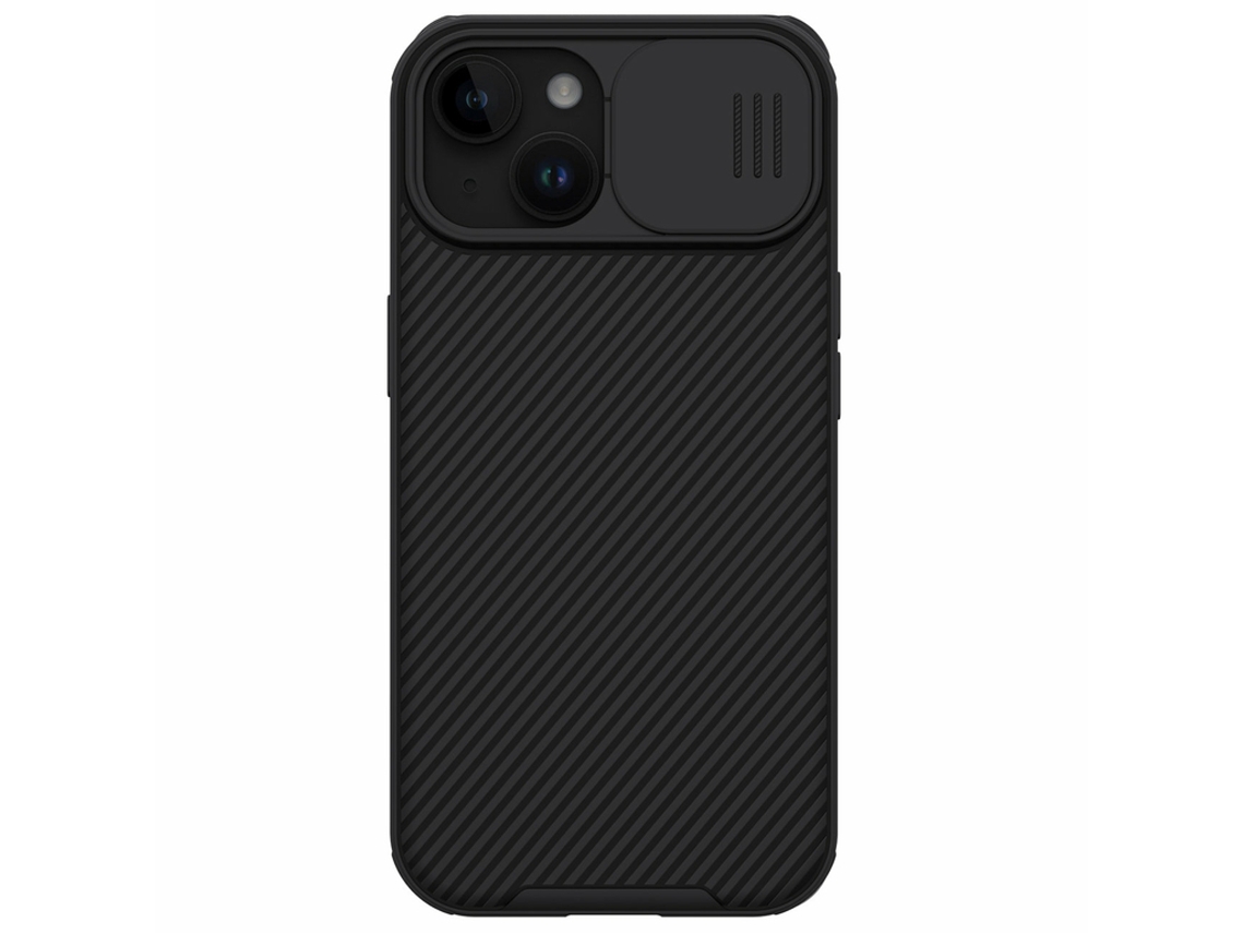 Estuche Camshield Protector Cámara para iPhone 15 Plus NILLKIN Negro