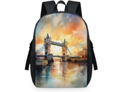 Mochila Tropicallife Diseño Acuarela Paisaje Londinense Reino Unido Para Niños Niñas Hombres Mujeres Multiu