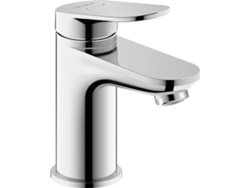 DURAVIT Wave Mezclador monomando de lavabo, 95 mm de saliente, sin desag&uuml,e automático, WA10100020, Color: acero inoxidable pulido