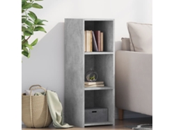 Aparador De Madera Contrachapada Gris Hormigón 30x41x93 Cm