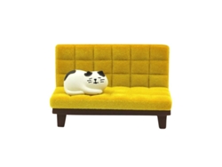 Soporte De Mesa Para Teléfono Móvil Con Diseño De Gato Amarillo Y Blanco, Ideal Para Colocar Sobre El Sofá.
