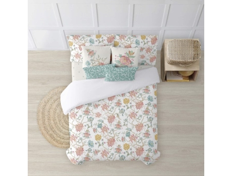 Funda Nórdica con Botones BELUM (220 x 220 cm - Algodón Orgánico - Multicolor)