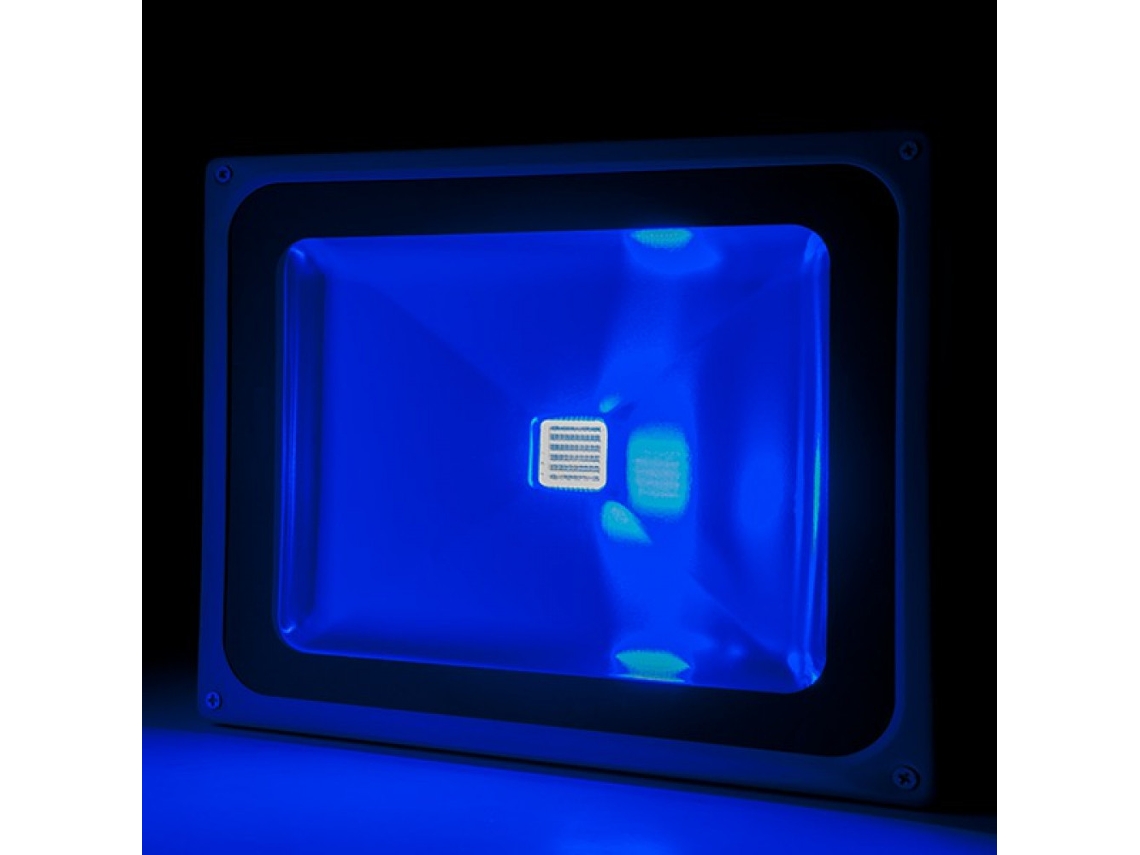 Proyector Led 50w 4.250lm Ip65 Brico Azul 40.000h