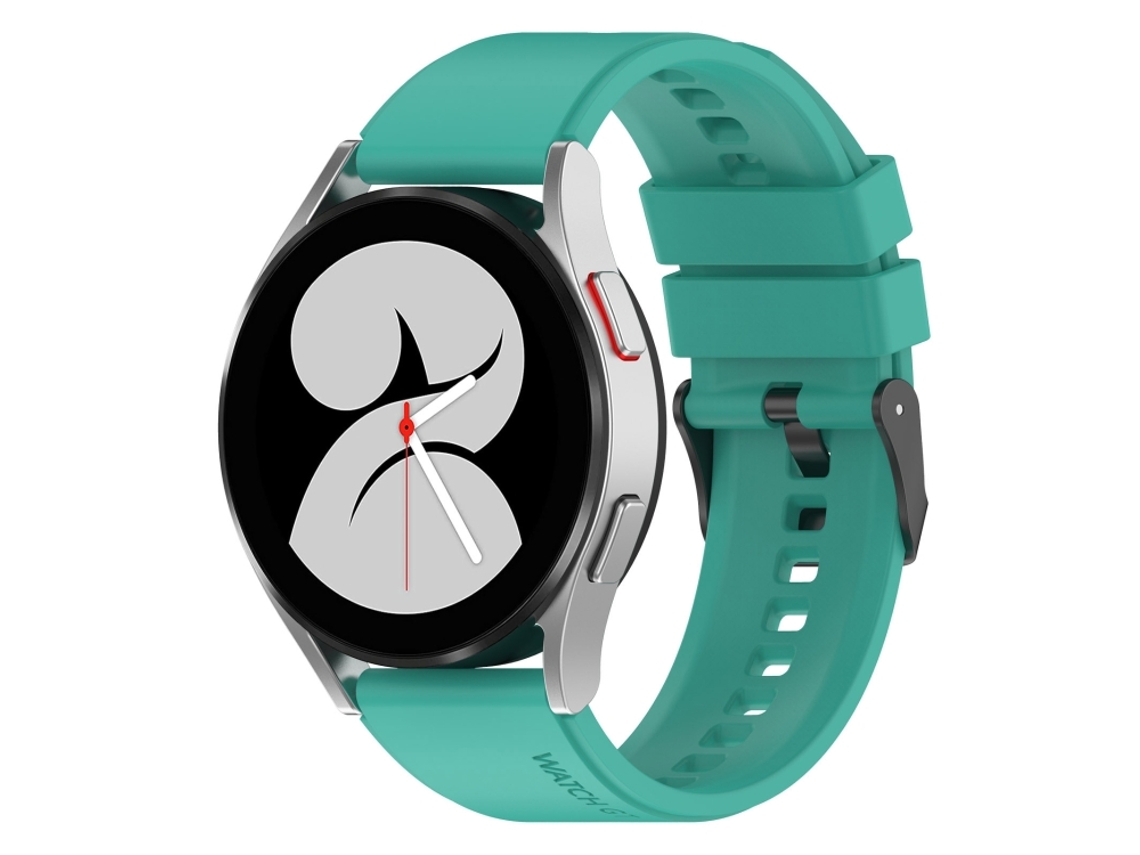 Correa para Samsung Galaxy Watch 5 Pro (45 mm) - Silicona negra con hebilla escalonada (20 mm)