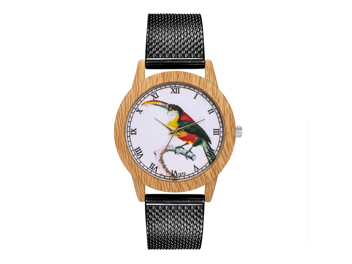 Reloj De Pulsera De Cuarzo Unisex De Moda Para Hombres Y Mujeres, De Alta Calidad, Color Negro.