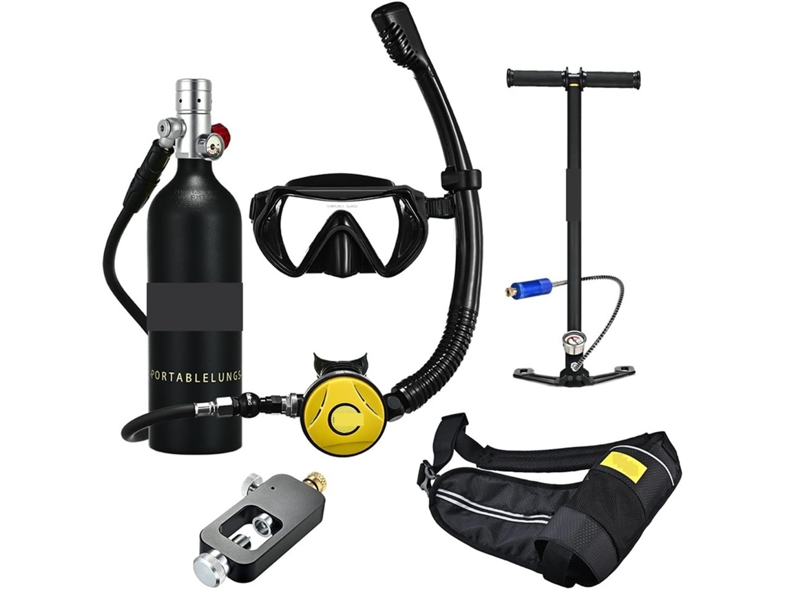 Mini Botella De Buceo, Tubo De Snorkel, Rebreather, Equipo Portátil De Apnea