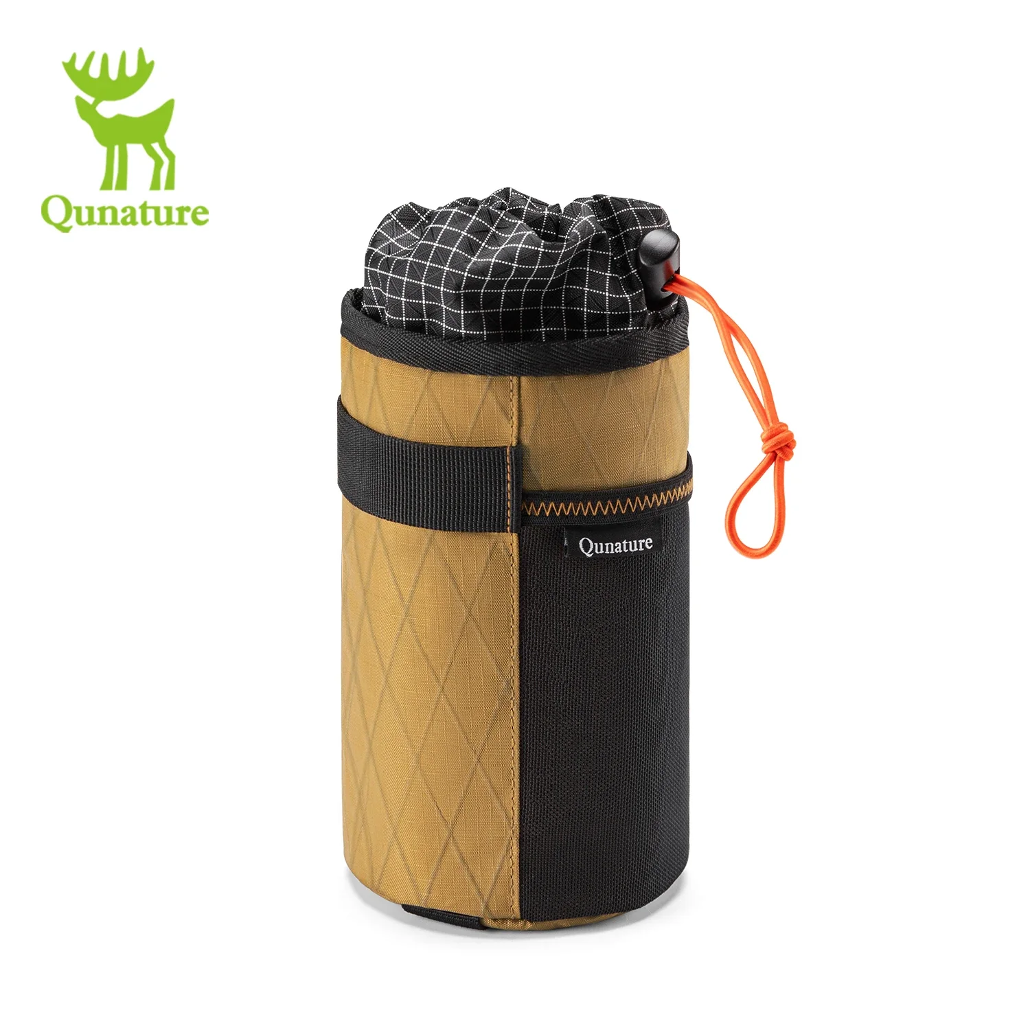 (caqui) Bolsa De Almacenamiento Cruzada Plegable, Bolsa De Manillar, Bolsa De Tubo Superior De Bicicleta Con Aislamiento