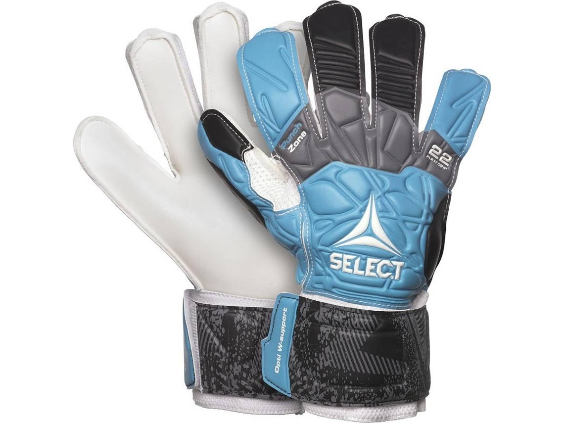 Guantes de Portero SELECT 22 (Tam: 7 - Azul Claro)
