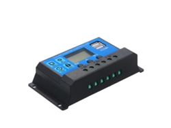 Rebe-controlador De Carga Solar Pwm Inteligente 30a 12v/24v Con Usb 5v 2.5a Regulador