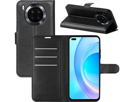 Funda Huawei Nova 8i Libro (Negro)