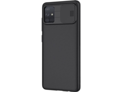Funda Samsung Galaxy A71 NILLKIN Camshield Cámara Slide Negro