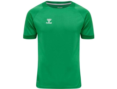 Camiseta de Hombre para Fútbol HUMMEL Lead Poly Verde (XL)